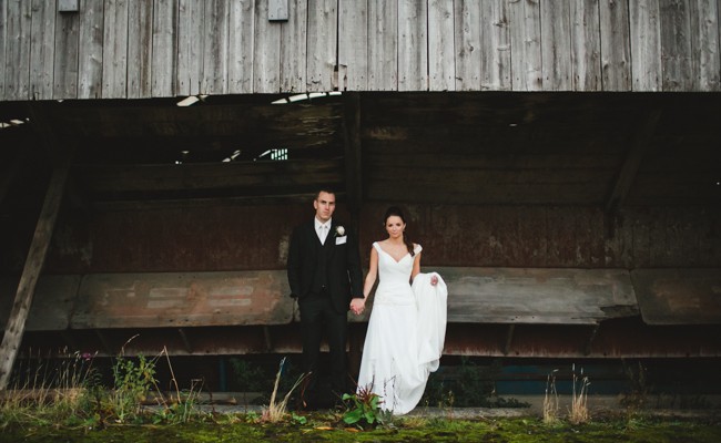 Zara & Dave // Larchfield Barn Wedding